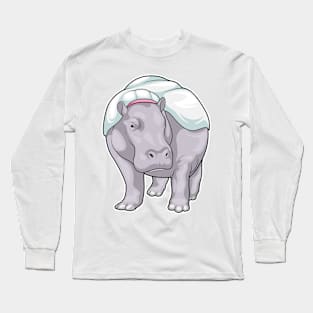 Hippo Bride Wedding Long Sleeve T-Shirt